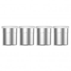 Set de 4 vasos de acero inoxidable para emulsionador Rowzer Plus