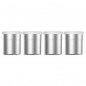 Set de 4 vasos de acero inoxidable para emulsionador Rowzer Plus Set de 4 vasos de acero inoxidable para emulsionador Rowzer Plus