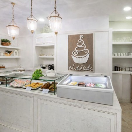 Vitrina para helados Mini Cream W LED