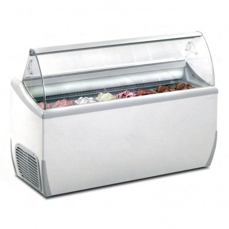 Vitrina para helados J-Extra con reserva refrigerada
