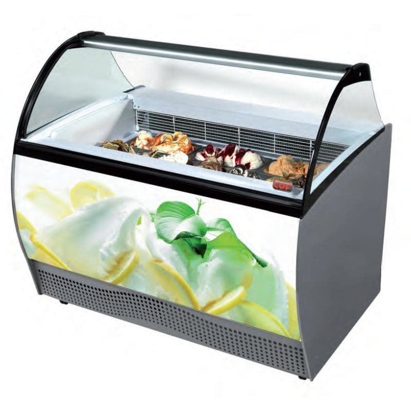 Vitrina expositora para helados con refrigeración estática Brava Vitrina expositora para helados con refrigeración estática Brava