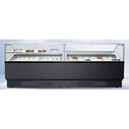 Vitrina para helados y pastelería doble temperatura Rimini G
