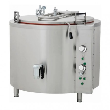 Marmita Eléctrica Industrial 500 L - Calentamiento Indirecto - 45 kW. Máxima