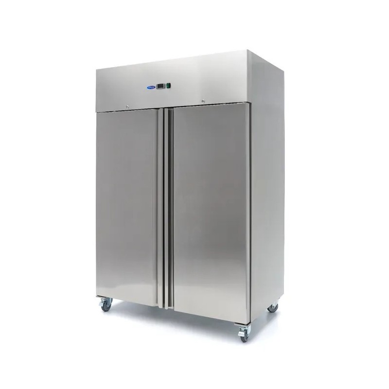 Frigorífico Profesional Maxima 1200 Litros con 2 Puertas de Acero Inoxidable y 6 Estantes GN 2/1 Frigorífico Profesional Maxima 1200 Litros con 2 Puertas de Acero Inoxidable y 6 Estantes GN 2/1