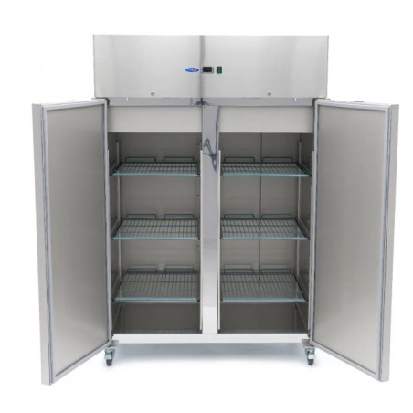 Congelador Profesional Maxima 1200 Litros con 2 Puertas Inox y 6 Estantes GN 2/1
