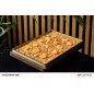 Llauna de acero inoxidable para horno y barbacoa – Hasta 400 °C