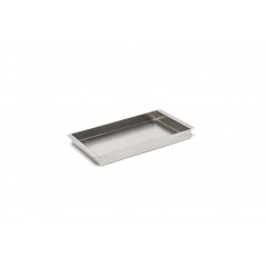 Llauna de acero inoxidable para horno y barbacoa – Hasta 400 °C