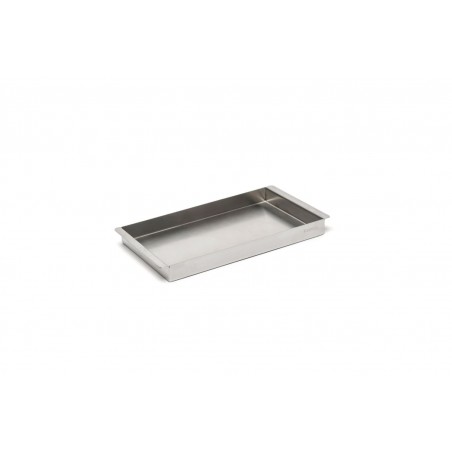 Llauna de acero inoxidable para horno y barbacoa – Hasta 400 °C