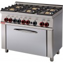 Cocina mixta 6 fuegos gas, horno eléctrico c/grill multifunción- CFM6-610GEM-