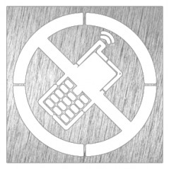 Pictograma prohibido el uso del teléfono - Modelo 082632