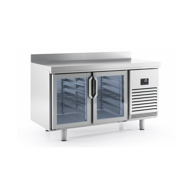 Mesa refrigerada Gastronorm con puertas de cristal GN1/1 serie 700 BMGN CR