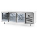 Mesa refrigerada euronorma 600x400 para pastelería puerta de cristal serie 800 MR CR