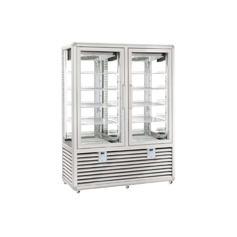 Armario vitrina de exposición pastelería dos puertas frío ventilado (-20º/+5ºC)