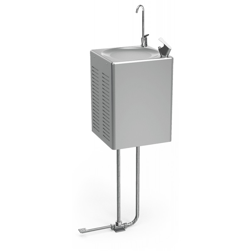 Fuente de agua fría de pared a pedal Cold+ Fuente de agua fría de pared a pedal Cold+