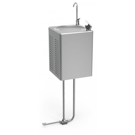 Fuente de agua fría de pared a pedal Cold+