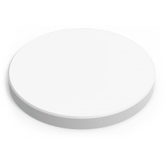 Fibra de corte redonda blanca 50 mm de grosor