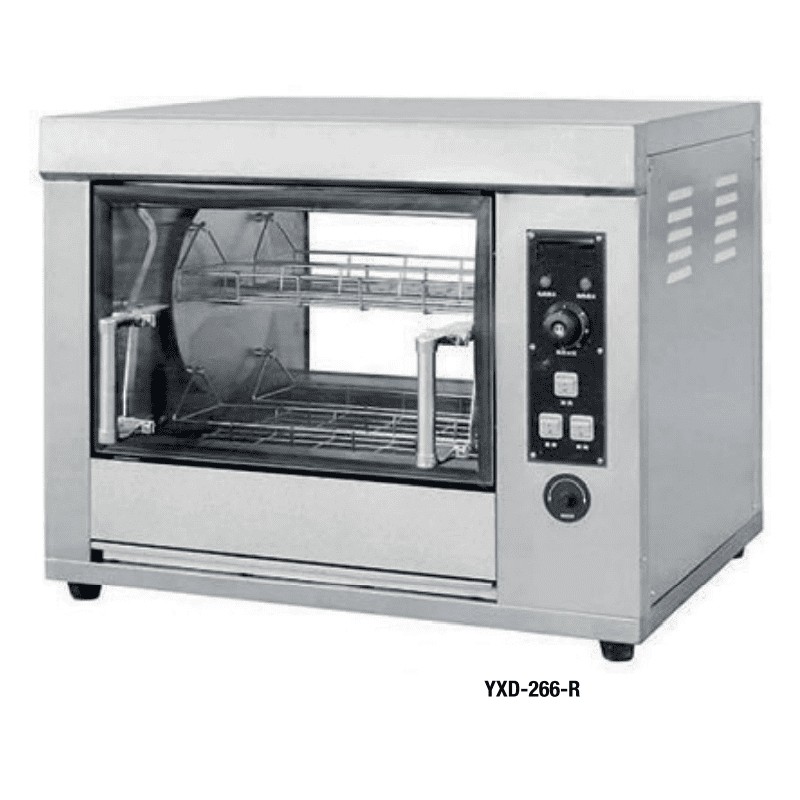 Asador de pollos eléctrico CASFRI. Modelos YXD de 10 a 30 pollos.