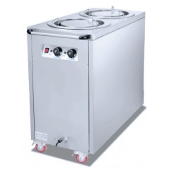 Dispensador de platos calientes de nivel constante. Modelo HPW.