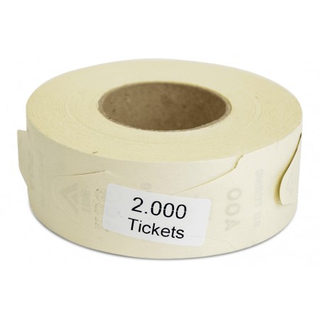 Rollo 2.000 tickets su turno