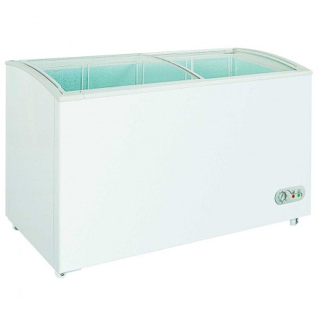 Arcón Congelador Puerta Corredera De Cristal CADI-350 Serie Glass-Top