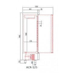 Armario Refrigeración 964L 3 Puertas. Modelo ACR125-3.