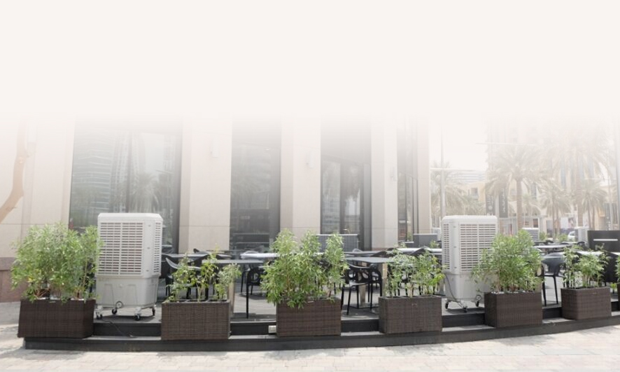 ¿Cómo funciona un climatizador evaporativo? La solución perfecta para enfriar tu terraza este verano.