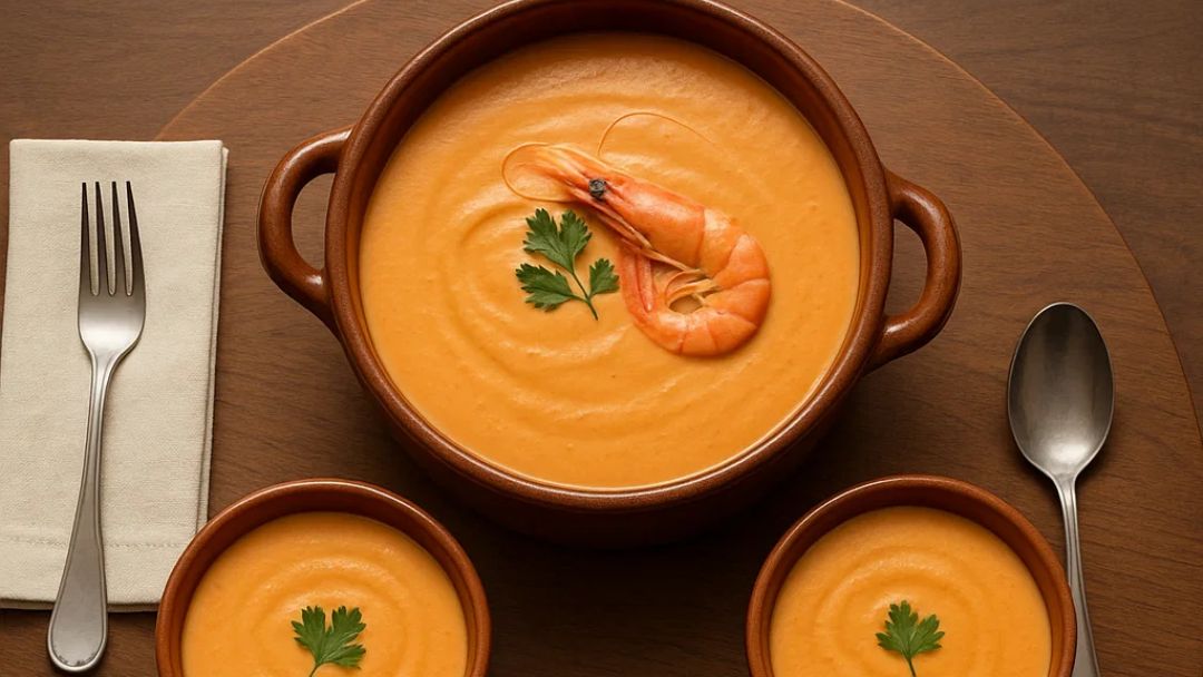 Crema de marisco sin colar con el Emulsionizer Pro de Sammic