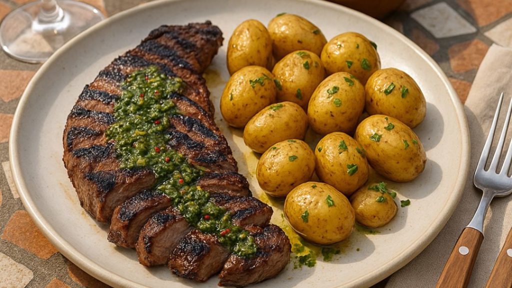 presa ibérica en barbacoa Caliu Catering