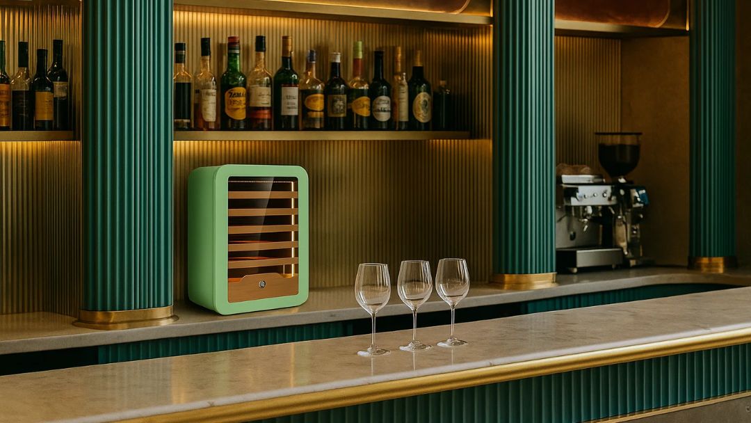 Vinoteca mini Horekus: compacta y funcional